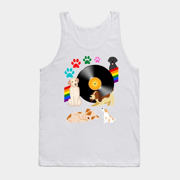 Vinyl dogs Tank Top by OnuM2018